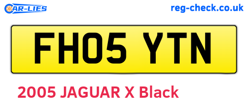 FH05YTN are the vehicle registration plates.