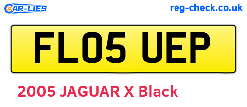 FL05UEP are the vehicle registration plates.