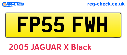 FP55FWH are the vehicle registration plates.
