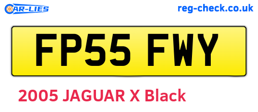 FP55FWY are the vehicle registration plates.