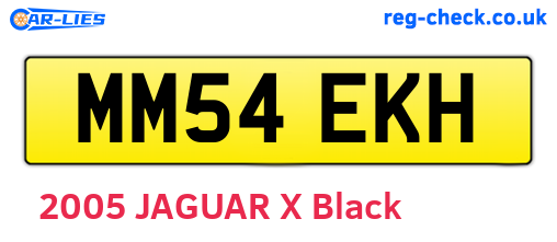 MM54EKH are the vehicle registration plates.