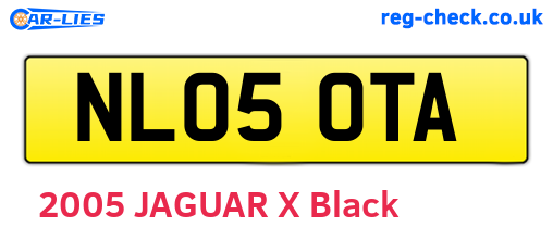 NL05OTA are the vehicle registration plates.