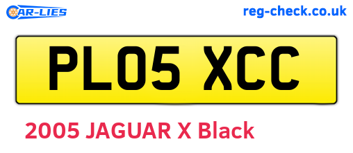 PL05XCC are the vehicle registration plates.