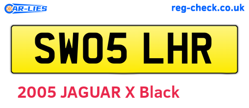 SW05LHR are the vehicle registration plates.