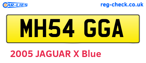 MH54GGA are the vehicle registration plates.