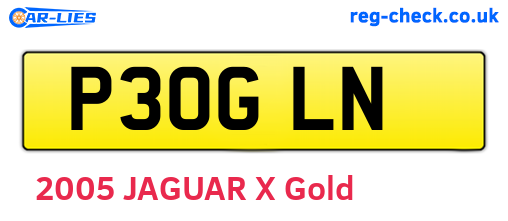P30GLN are the vehicle registration plates.