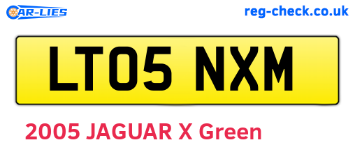 LT05NXM are the vehicle registration plates.