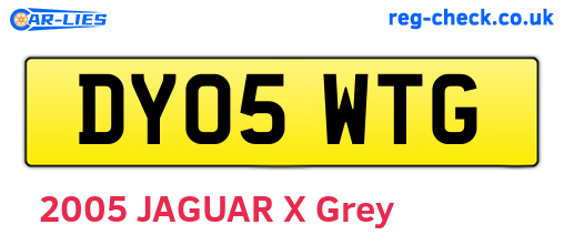 DY05WTG are the vehicle registration plates.