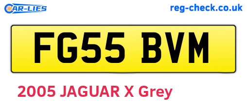 FG55BVM are the vehicle registration plates.
