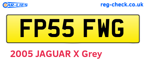 FP55FWG are the vehicle registration plates.
