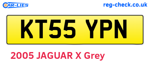 KT55YPN are the vehicle registration plates.