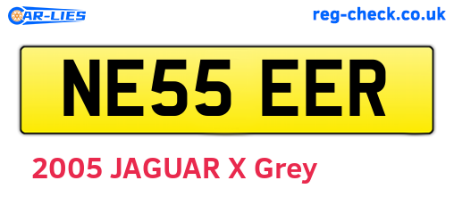 NE55EER are the vehicle registration plates.