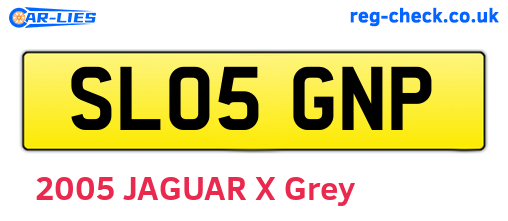 SL05GNP are the vehicle registration plates.