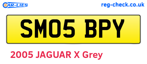 SM05BPY are the vehicle registration plates.