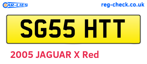 SG55HTT are the vehicle registration plates.
