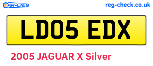 LD05EDX are the vehicle registration plates.