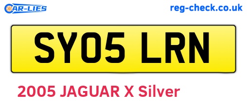 SY05LRN are the vehicle registration plates.