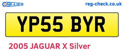 YP55BYR are the vehicle registration plates.