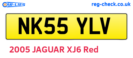 NK55YLV are the vehicle registration plates.