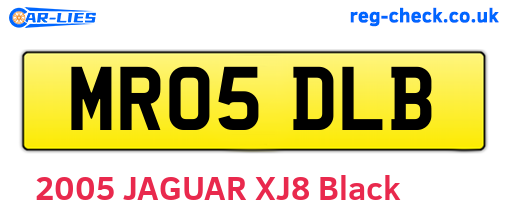 MR05DLB are the vehicle registration plates.