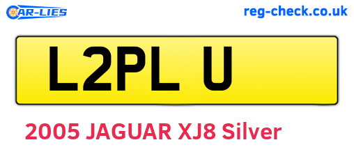 L2PLU are the vehicle registration plates.