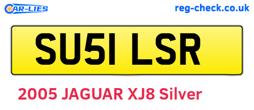 SU51LSR are the vehicle registration plates.