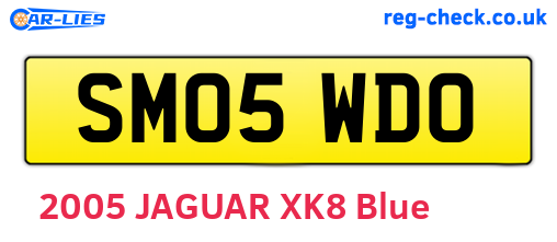 SM05WDO are the vehicle registration plates.