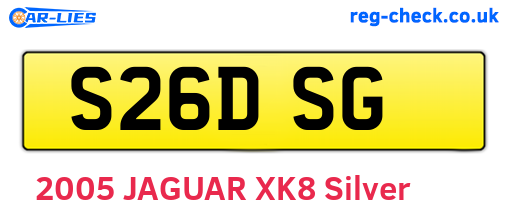 S26DSG are the vehicle registration plates.