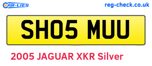SH05MUU are the vehicle registration plates.