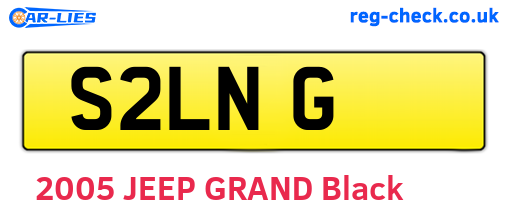 S2LNG are the vehicle registration plates.