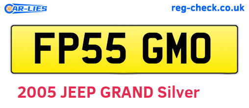FP55GMO are the vehicle registration plates.