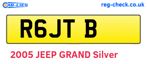 R6JTB are the vehicle registration plates.