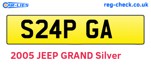 S24PGA are the vehicle registration plates.