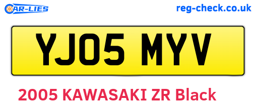 YJ05MYV are the vehicle registration plates.