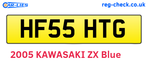 HF55HTG are the vehicle registration plates.