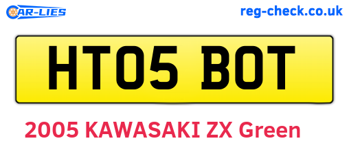 HT05BOT are the vehicle registration plates.