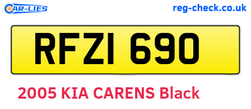 RFZ1690 are the vehicle registration plates.