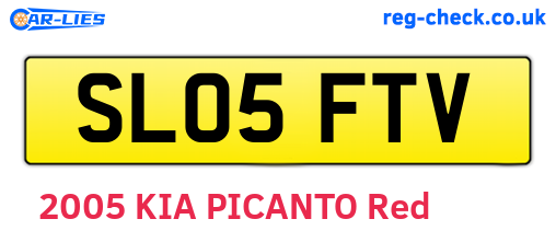 SL05FTV are the vehicle registration plates.