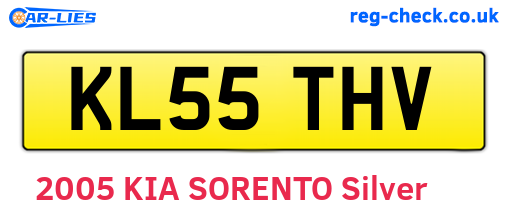KL55THV are the vehicle registration plates.