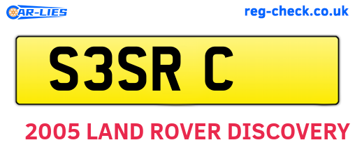 S3SRC are the vehicle registration plates.