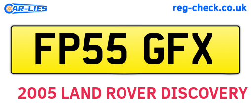 FP55GFX are the vehicle registration plates.