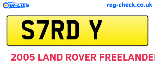 S7RDY are the vehicle registration plates.