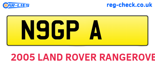 N9GPA are the vehicle registration plates.
