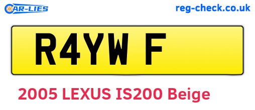 R4YWF are the vehicle registration plates.