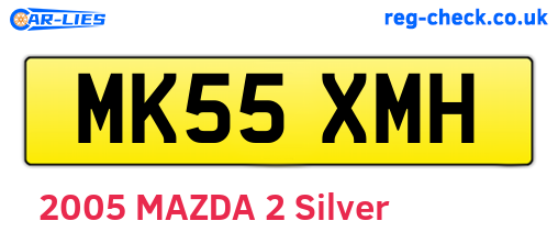 MK55XMH are the vehicle registration plates.