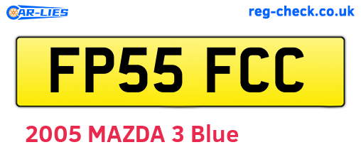 FP55FCC are the vehicle registration plates.
