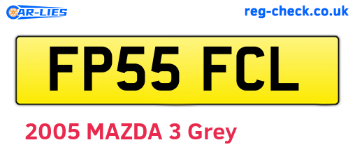 FP55FCL are the vehicle registration plates.