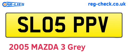 SL05PPV are the vehicle registration plates.