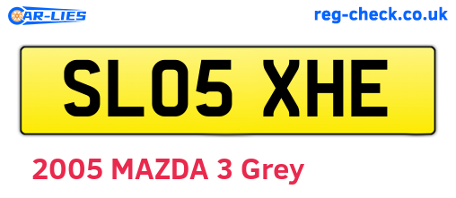 SL05XHE are the vehicle registration plates.