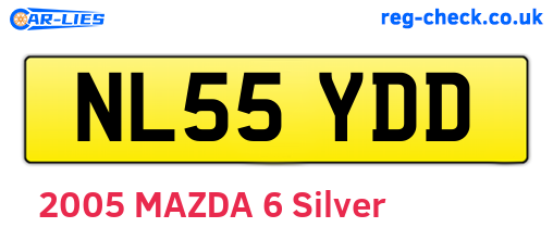 NL55YDD are the vehicle registration plates.